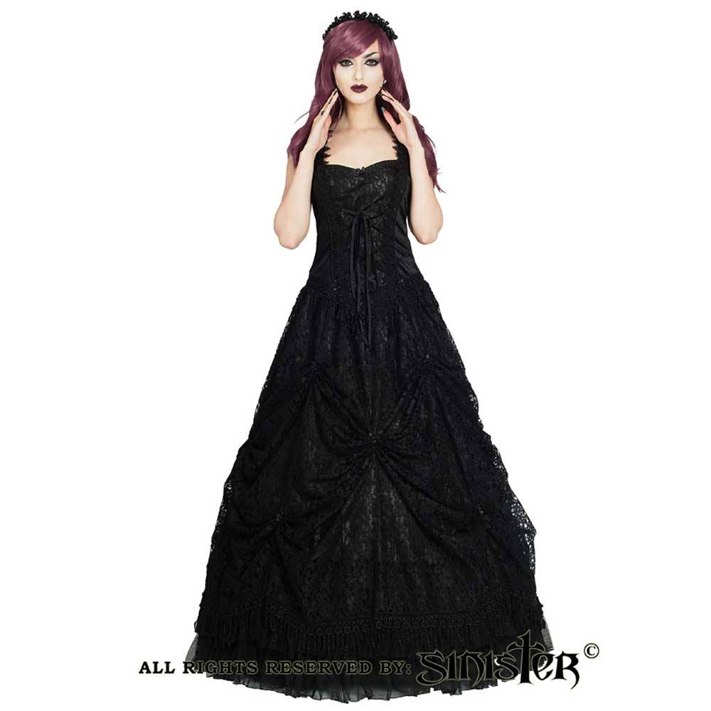 Sinister - 962 Langes Kleid - Schwarz Product image